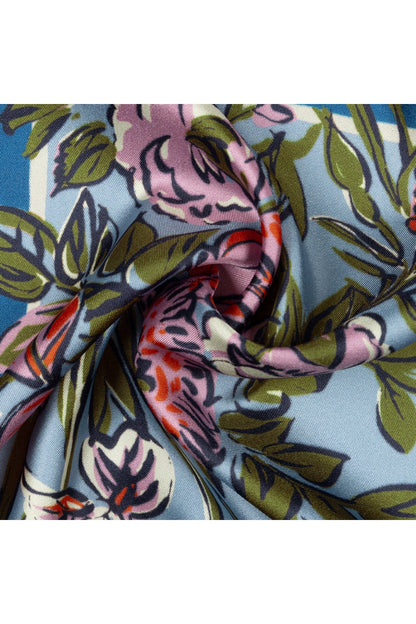 ECHO Cottage Bouquet Silk Bandana EN1595