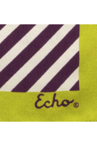 ECHO Stripes Silk Bandana EN1601