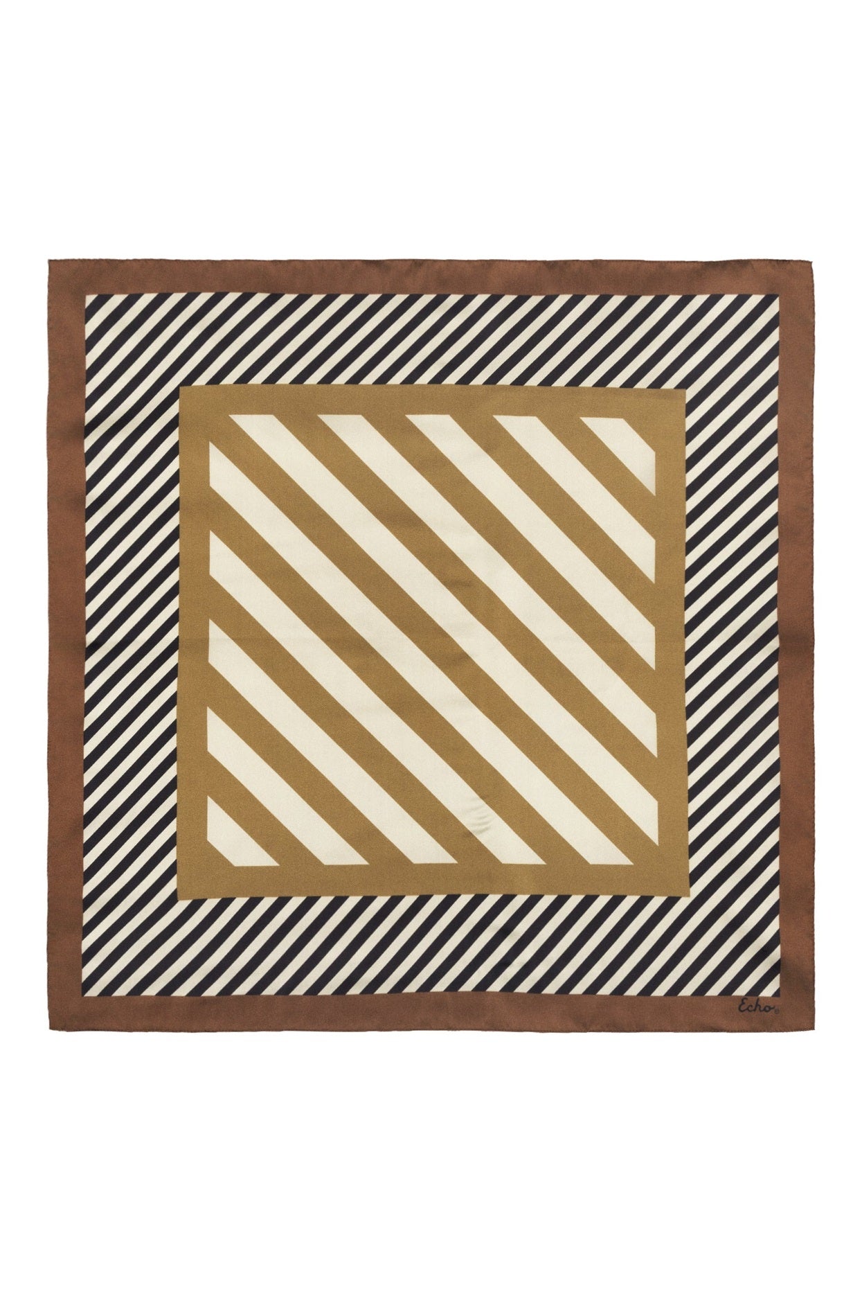 ECHO Stripes Silk Bandana EN1601