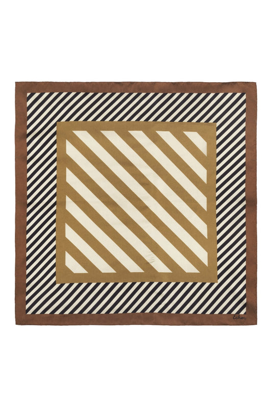 ECHO Stripes Silk Bandana EN1601