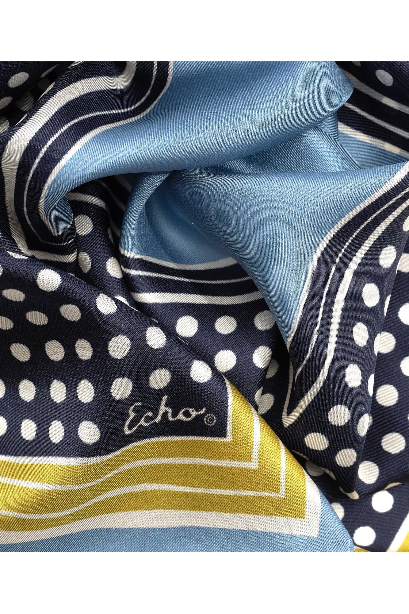 ECHO Dotty Silk Bandana EN1606