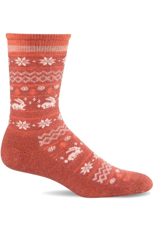 SOCKWELL Folksy Fairisle Crew LD220W