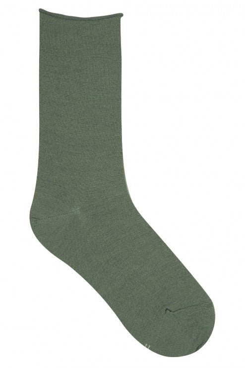 BLEUFORET Fine Wool Socks with Cotton Lining 6700