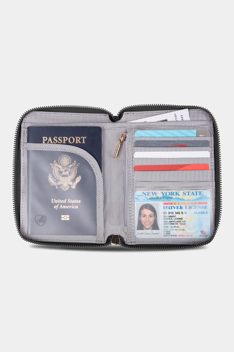 TRAVELON Passport Zip WALLET 43401