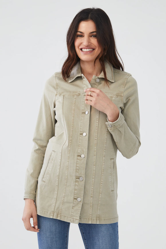 FDJ Long Denim Jacket 1825511