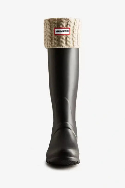 HUNTER Cable Knitted Cuff Tall Boot Socks *Final Sale*