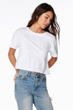 BOBI Raw Edge Cropped Tee B-26181