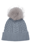 ECHO EC0659 Recycled Wishbone Cable Pom Hat * FINAL SALE*