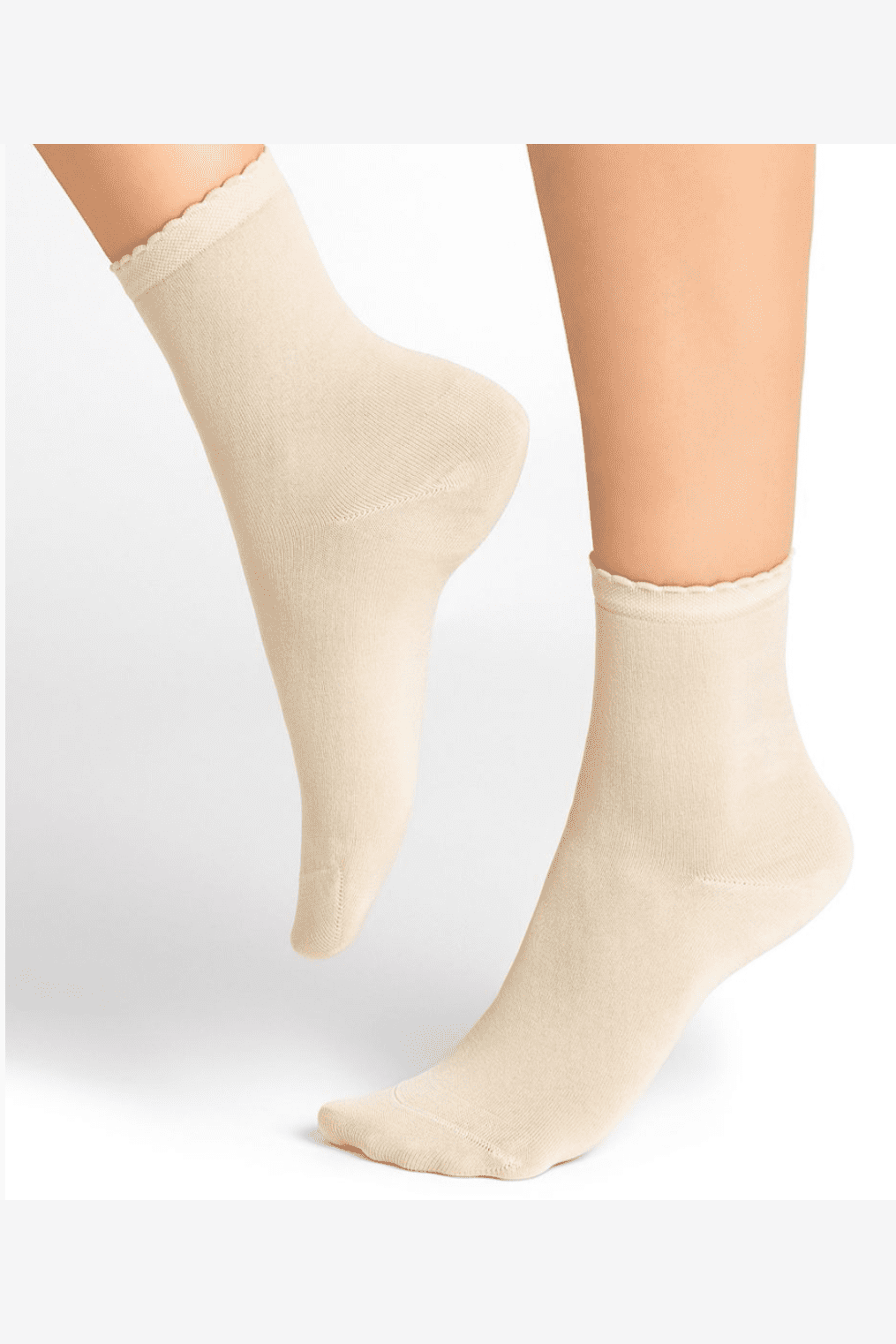 BLEUFORET Crinkle Top Socks 6401